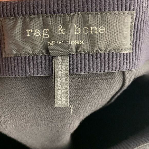 rag & bone Ankle Simone 4-way Strech Ankle Pants with White Stripe - Size 6 - Picture 6 of 9